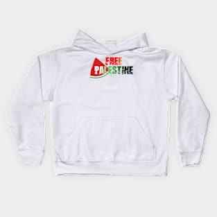 Free palestine Kids Hoodie